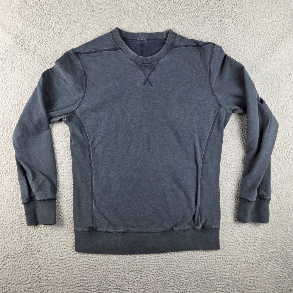 Lululemon Sweatshirt Mens S/M Blue Crewneck Pullover Gym Yoga Lift